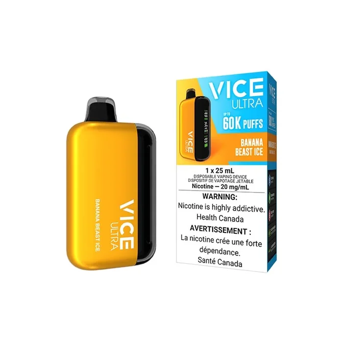 VICE ULTRA 60K Disposable – Banana Beast Ice