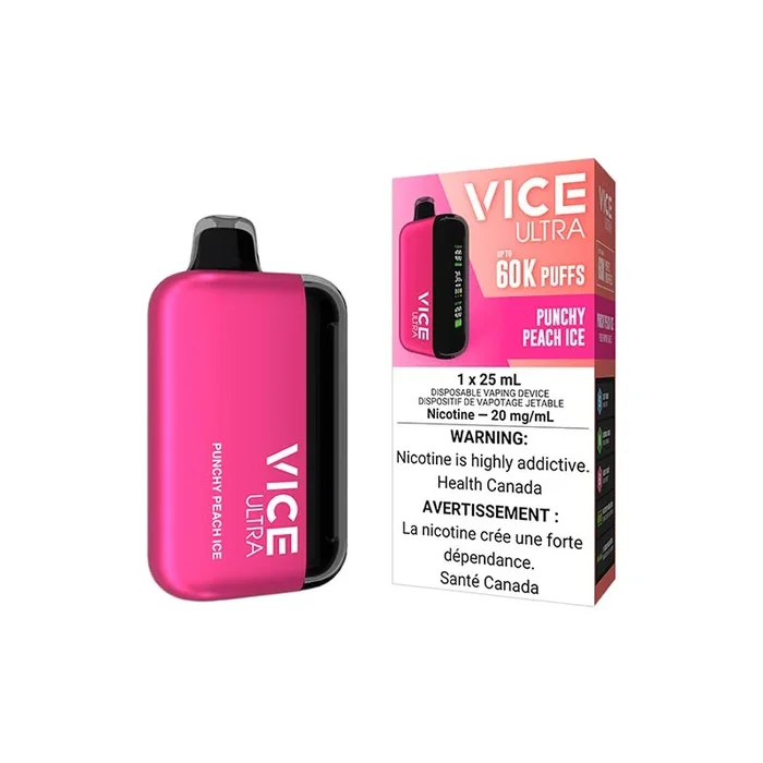 VICE ULTRA 60K Disposable – Punchy Peach Ice (ON)