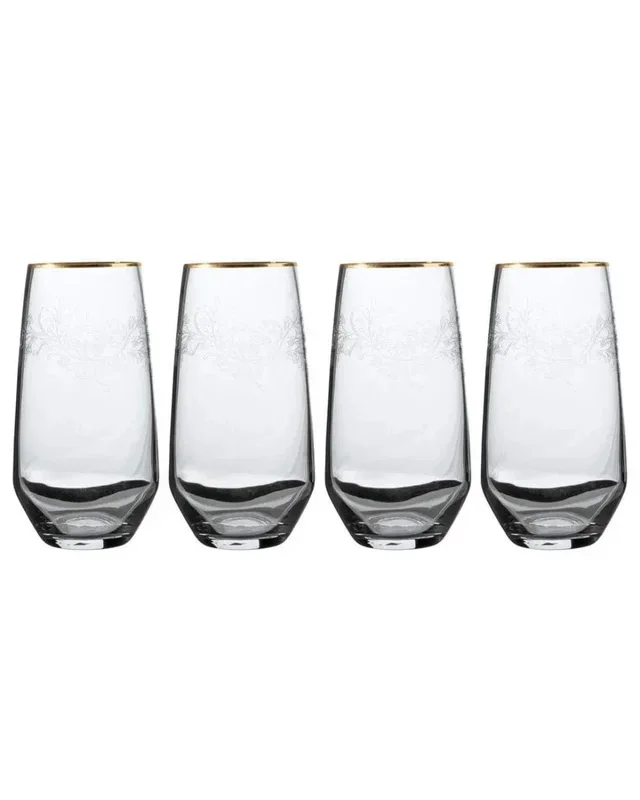Victoria And Albert Cole High Ball Glasses Set Of 4