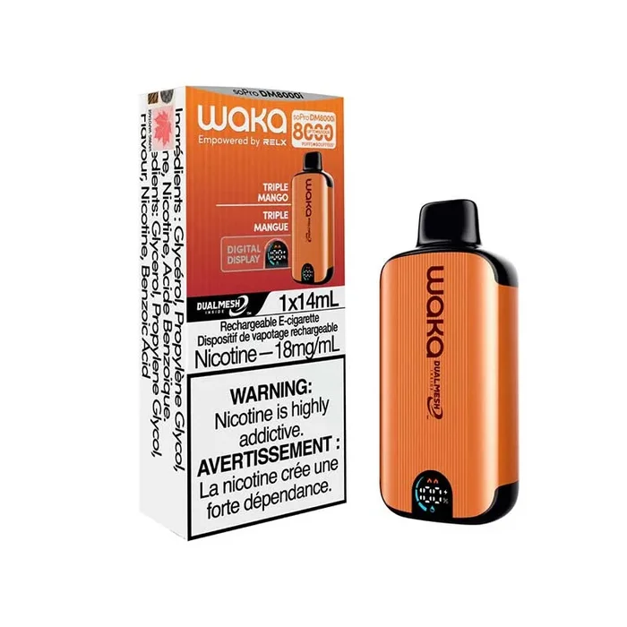 WAKA SoPro DM8000i Disposable – Triple Mango