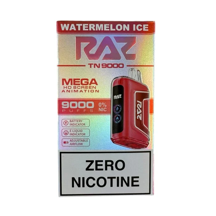 Watermelon Ice – RAZ TN9000 – Zero Nicotine