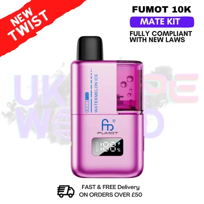 Watermelon Ice Fumot Mate 10K Puff Prefilled Pod Kit