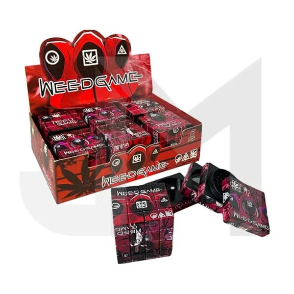 Weed Game 50mm Plastic 4 Part Rubik Cube Grinder – GS1169 (WG-008)