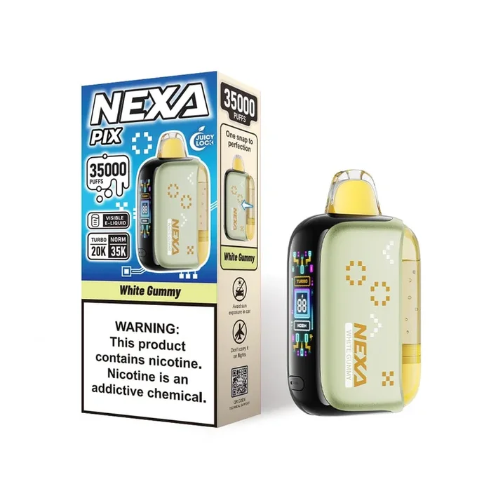 White Gummy – NEXA Pix 35K Disposable