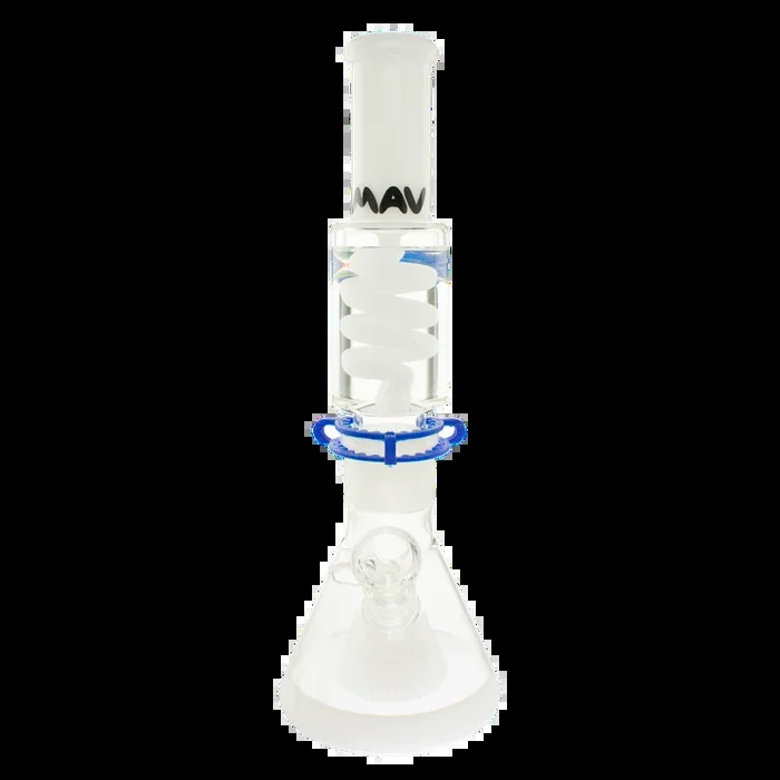 White Slitted Pyramid Beaker Freezable Coil System
