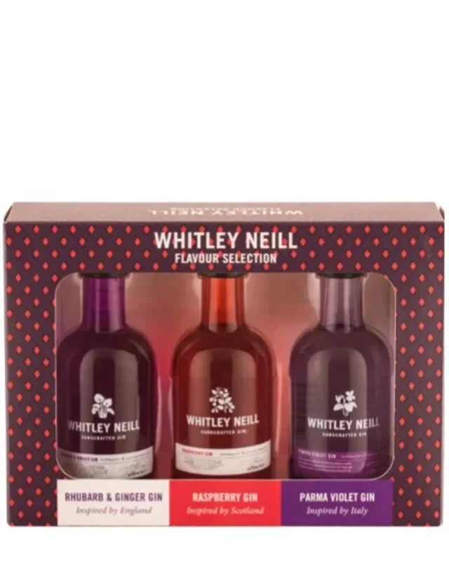 Whitley Neill Pink Gin Miniature Gift Set, 3 x 5 cl