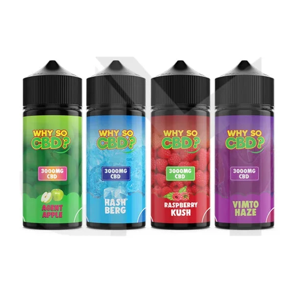 Why So CBD? 3000mg Full Spectrum CBD E-liquid 120ml