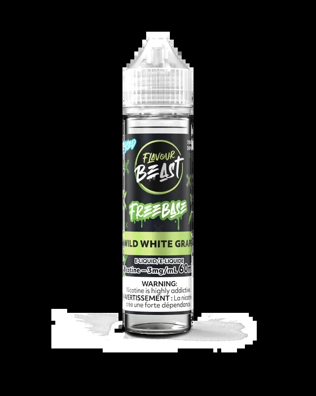 Wild White Grape Iced by Flavour Beast E-Liquid Freebase 60mL [ON]