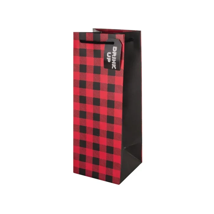 Winter Plaid 1.5L Gift Bag