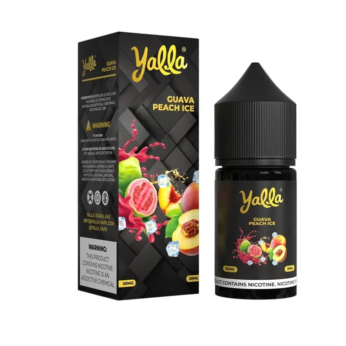 Yalla Fusion Series Guava Peach Ice 30ml Best Price in Pakistan