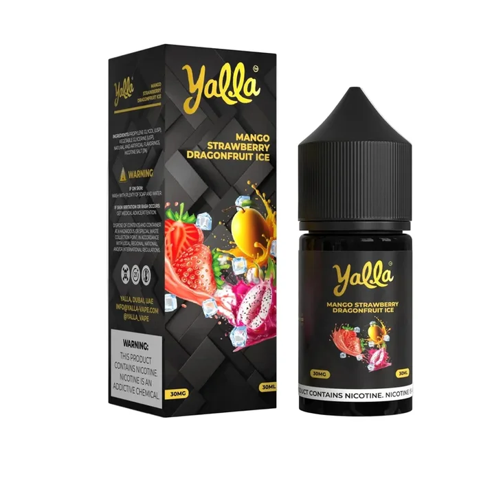 Yalla Fusion Series Mango Strawberry Dragonfruit Ice 30ml Best Price in Pakistan
