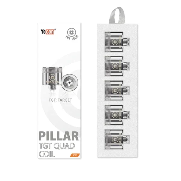 Yocan Pillar Replacement TGT Quad Coils – 5 Pack
