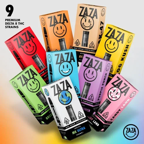 ZAZA Delta 8 510 Cartridges | 940mg
