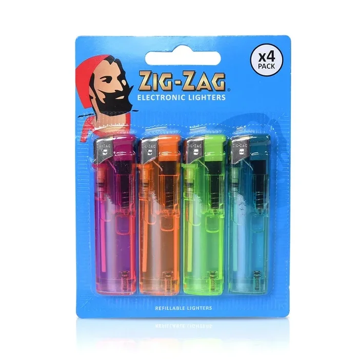 Zig Electric Lighters 4Pk