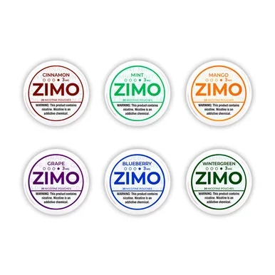Zimo Nicotine Pouches 3-8mg 20ct Can – 5ct Pack