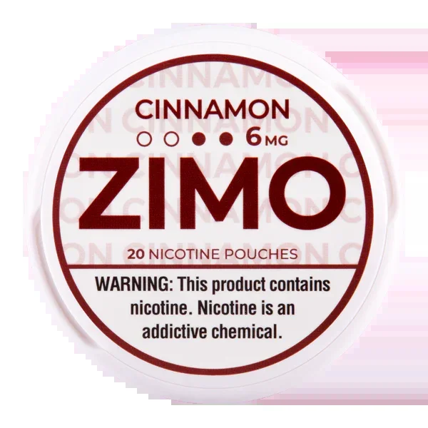 Zimo Tobacco Free Nicotine Pouches Log Cinnamon 6mg single