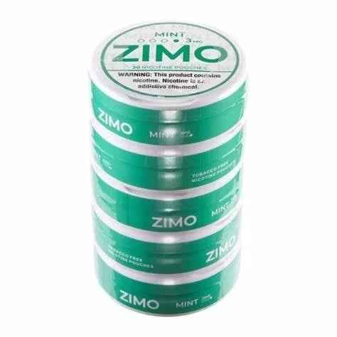 Zimo Tobacco Free Nicotine Pouches Mint 3mg single