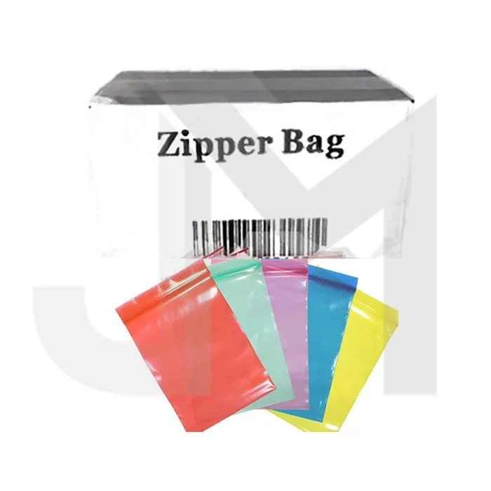 Zipper Branded Red Bags 30mm x 30mm
