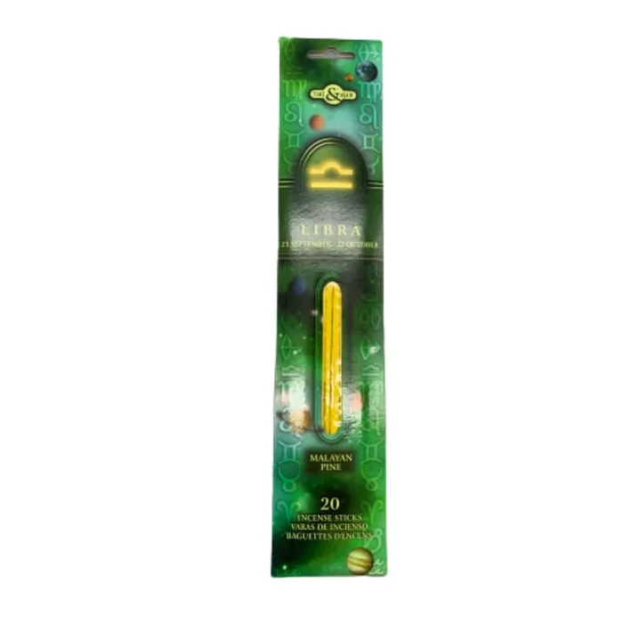 Zodiac Libra Incense – Malayan Pine