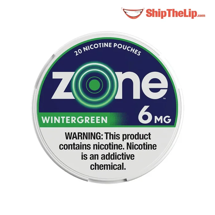 Zone Wintergreen 6mg (From $4.80/Can)